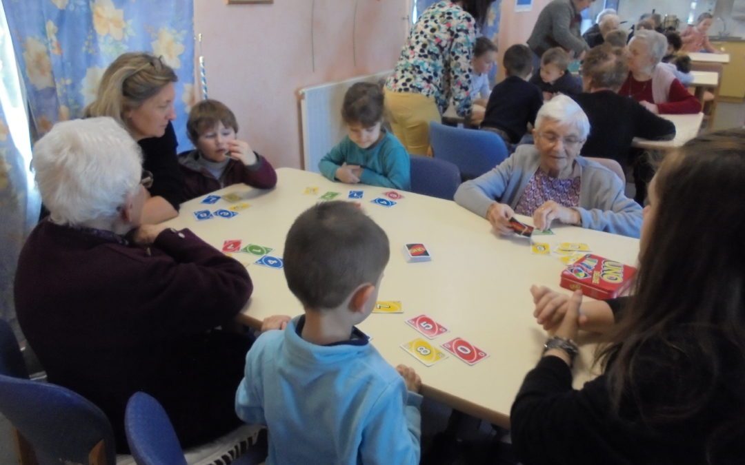 Sortie jeux à la maison de retraite