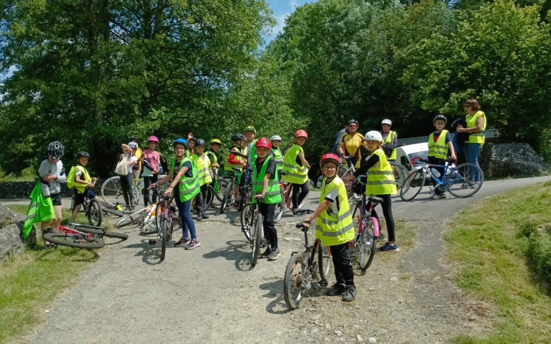 Sortie vélo pour les CM