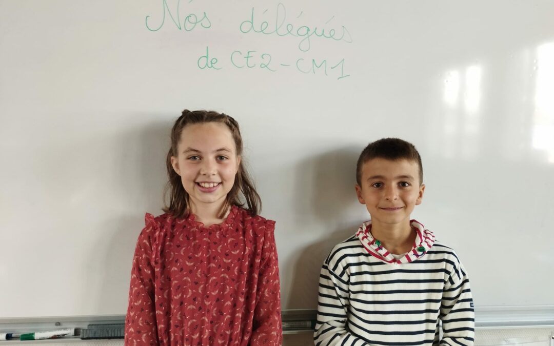 Délégués de la classe des CE2-CM1